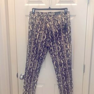 Target Wild Fable snake print cropped jeans.